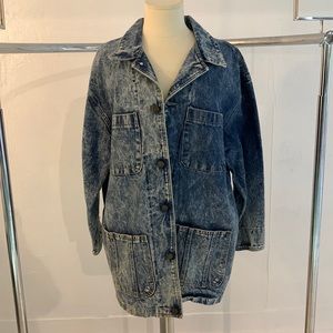 Vintage Zena Button Up Acid Washed Denim Jacket and Jeans